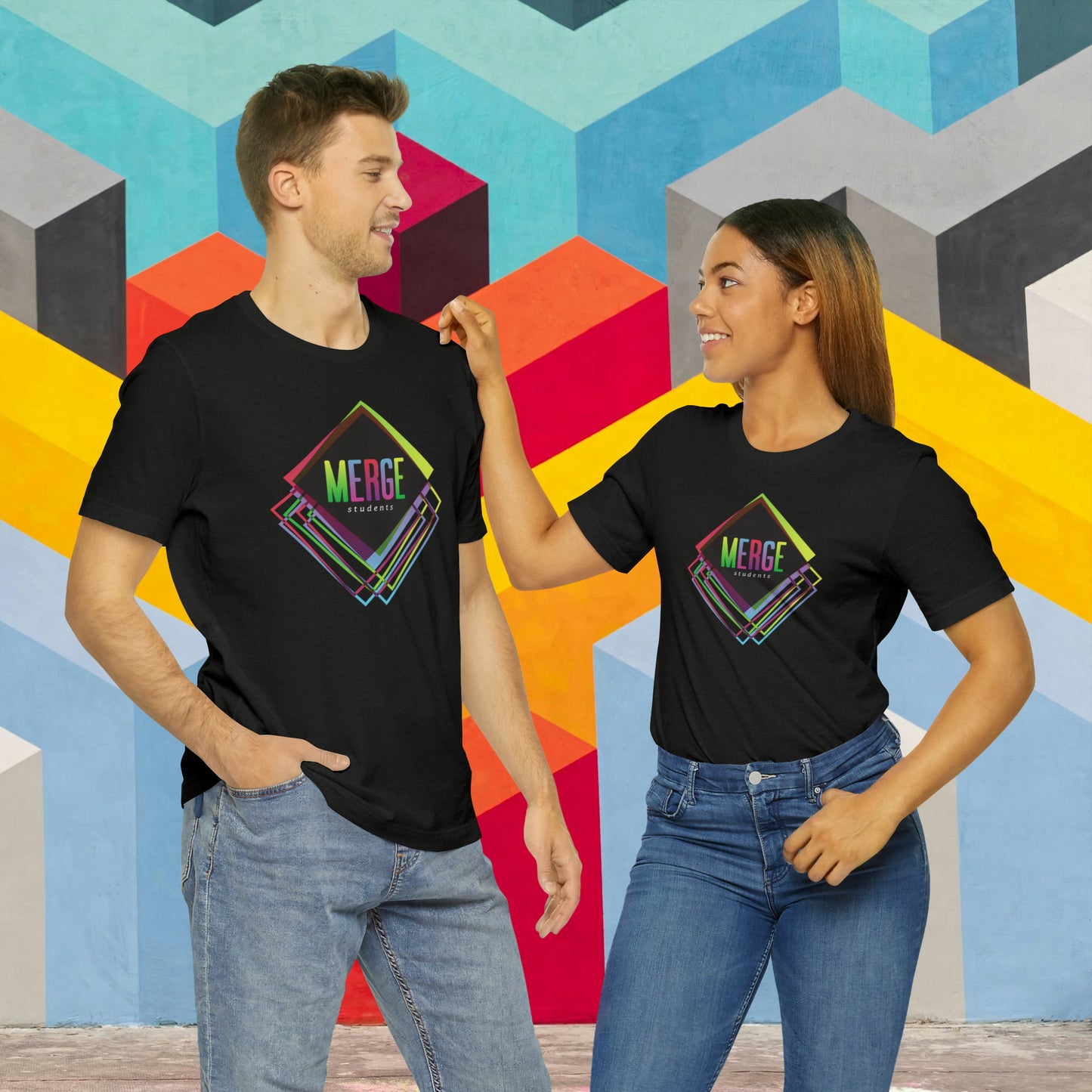 MERGE / Unisex Jersey Short Sleeve Tee