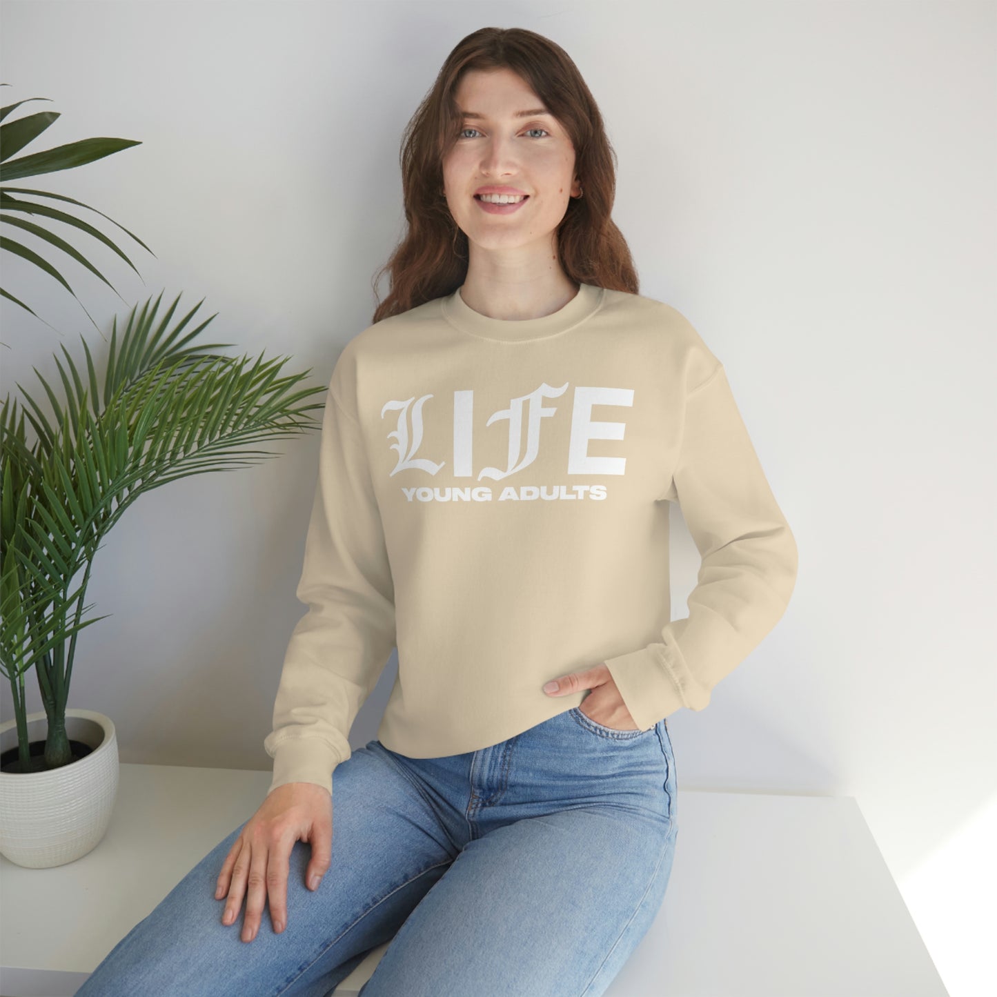 LIFE YA Unisex Heavy Blend™ Crewneck Sweatshirt