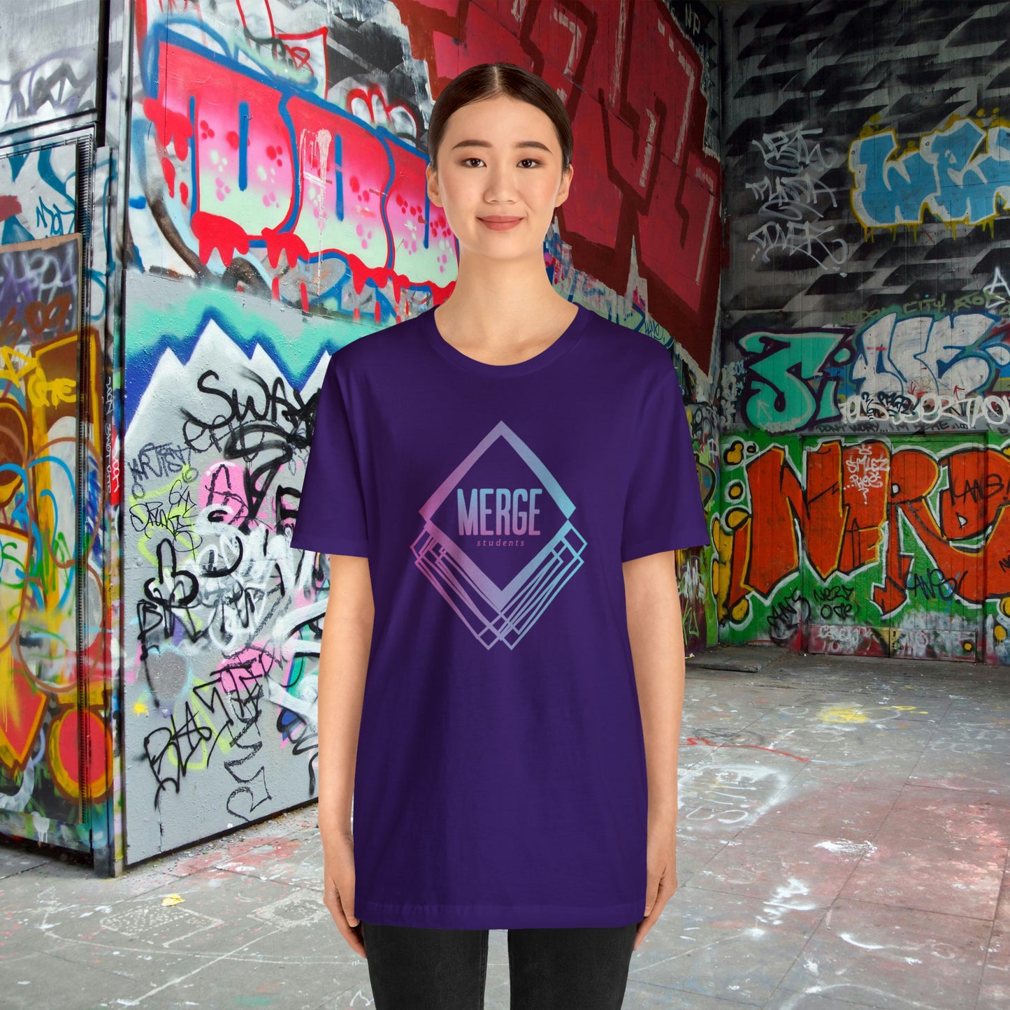 MERGE / Unisex Jersey Short Sleeve Tee