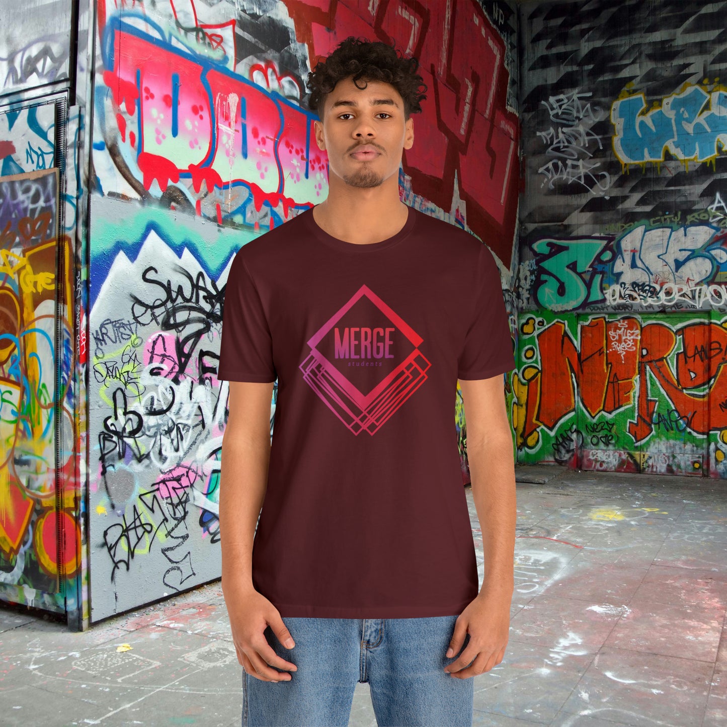MERGE / Unisex Jersey Short Sleeve Tee