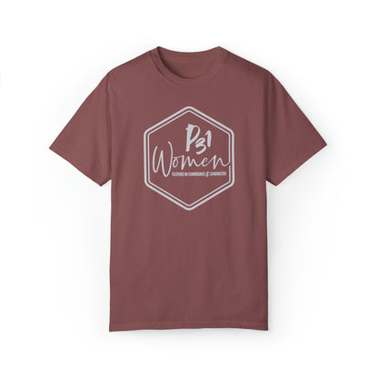 P31 Logo Womans Unisex Garment-Dyed T-shirt