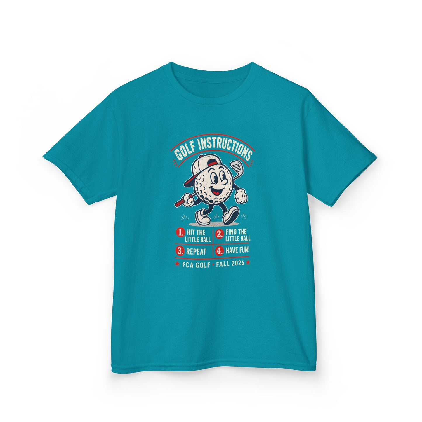 FCA Golf 2026 - Kids Heavy Cotton™ Tee