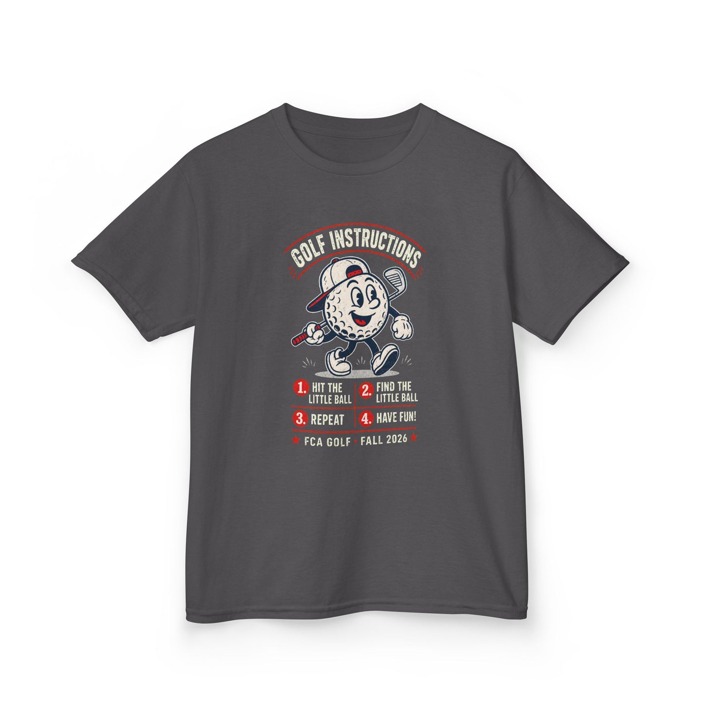 FCA Golf 2026 - Kids Heavy Cotton™ Tee