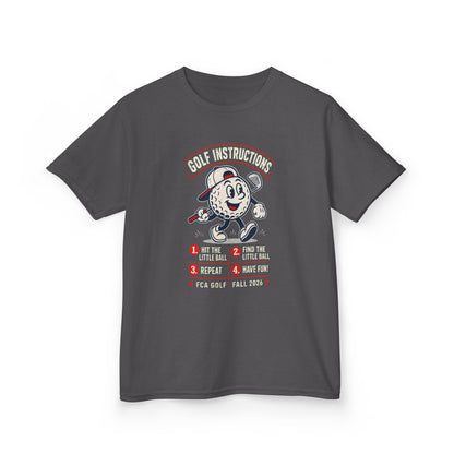 FCA Golf 2026 - Kids Heavy Cotton™ Tee