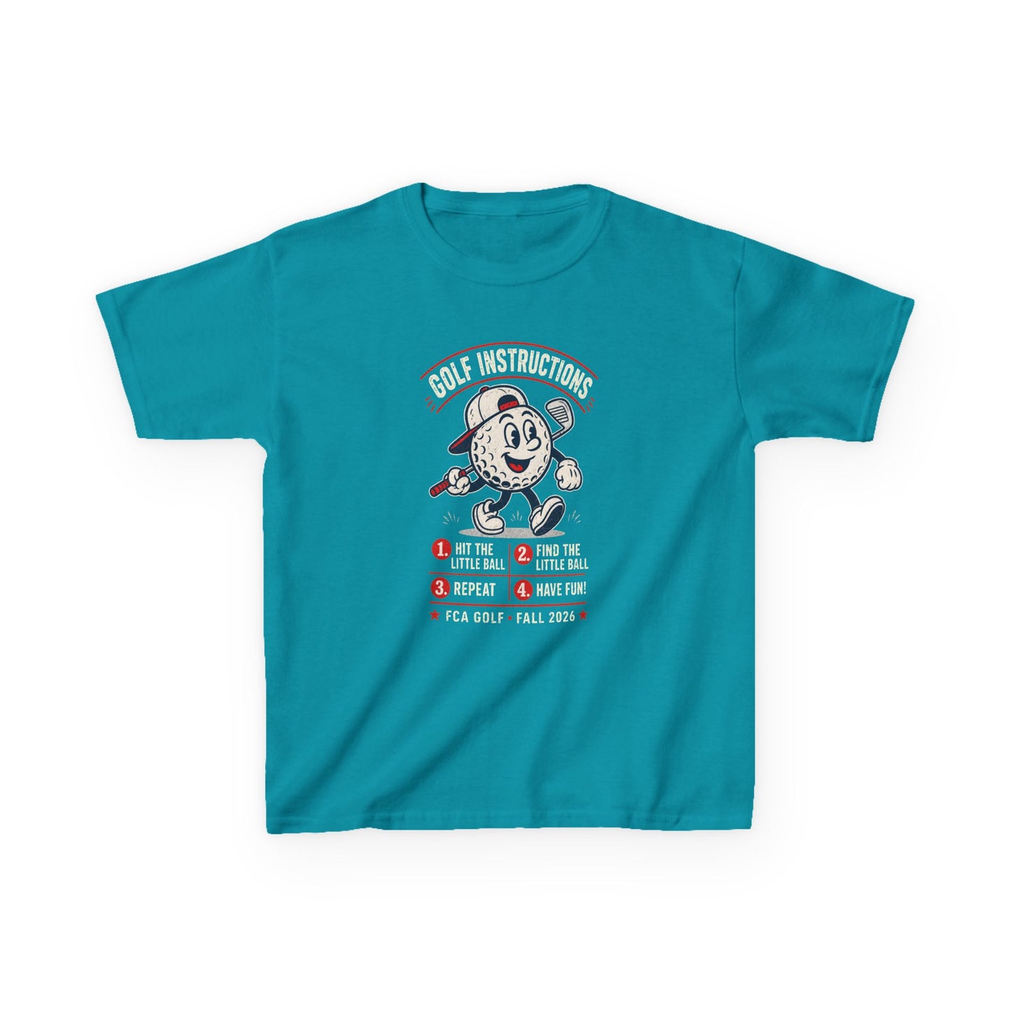 FCA Golf 2026 - Kids Heavy Cotton™ Tee