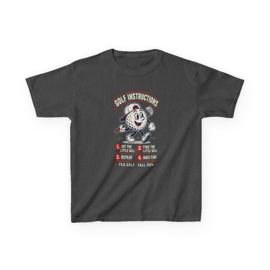 FCA Golf 2026 - Kids Heavy Cotton™ Tee