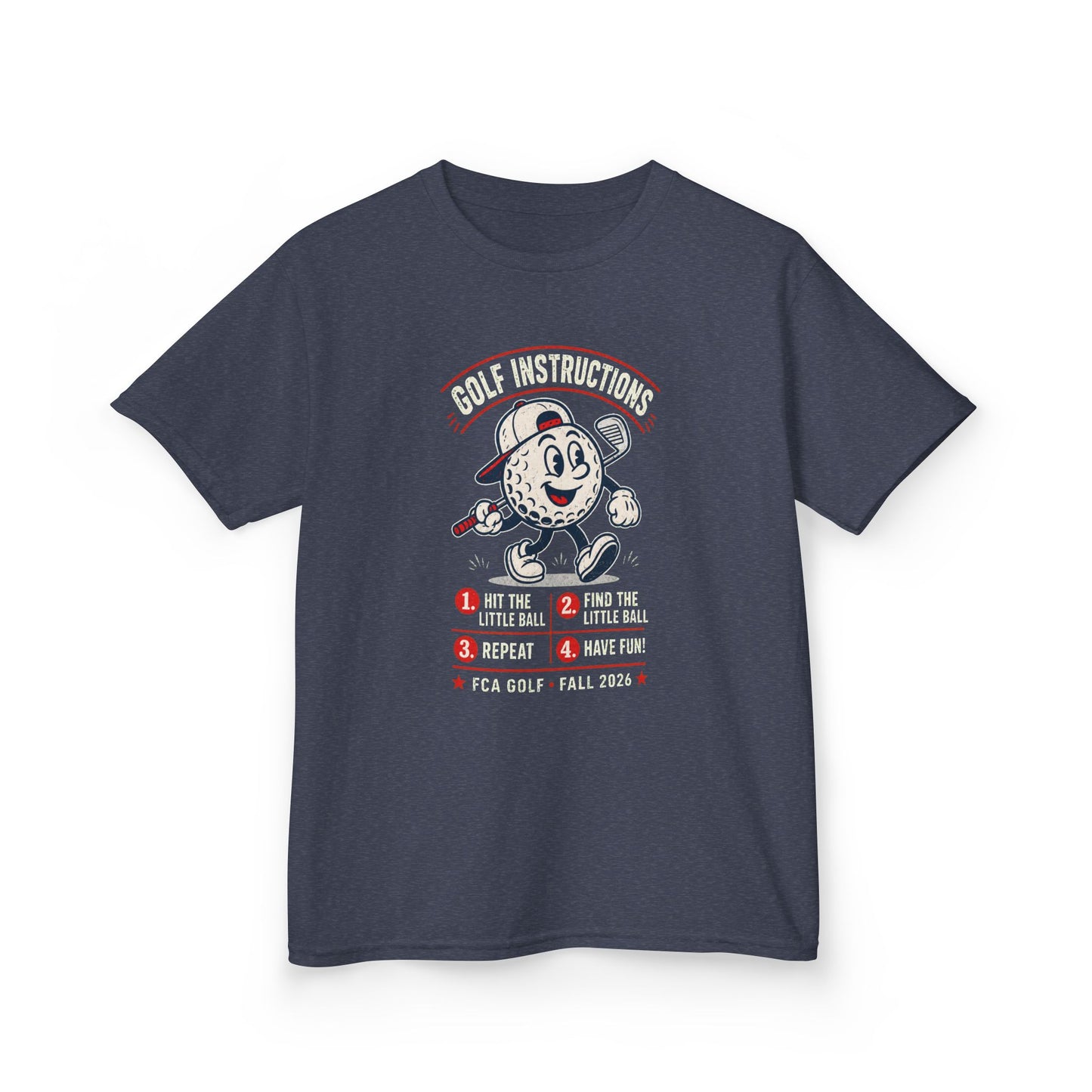 FCA Golf 2026 - Kids Heavy Cotton™ Tee