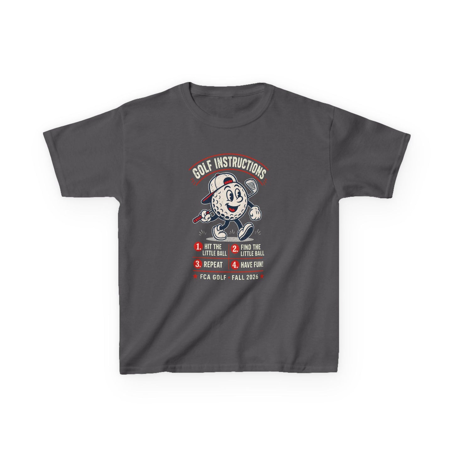 FCA Golf 2026 - Kids Heavy Cotton™ Tee