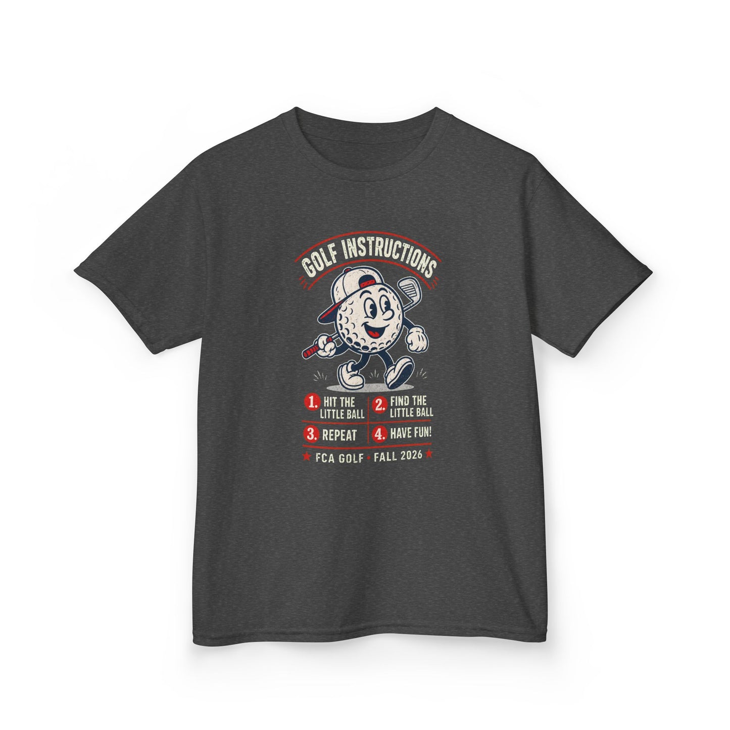 FCA Golf 2026 - Kids Heavy Cotton™ Tee