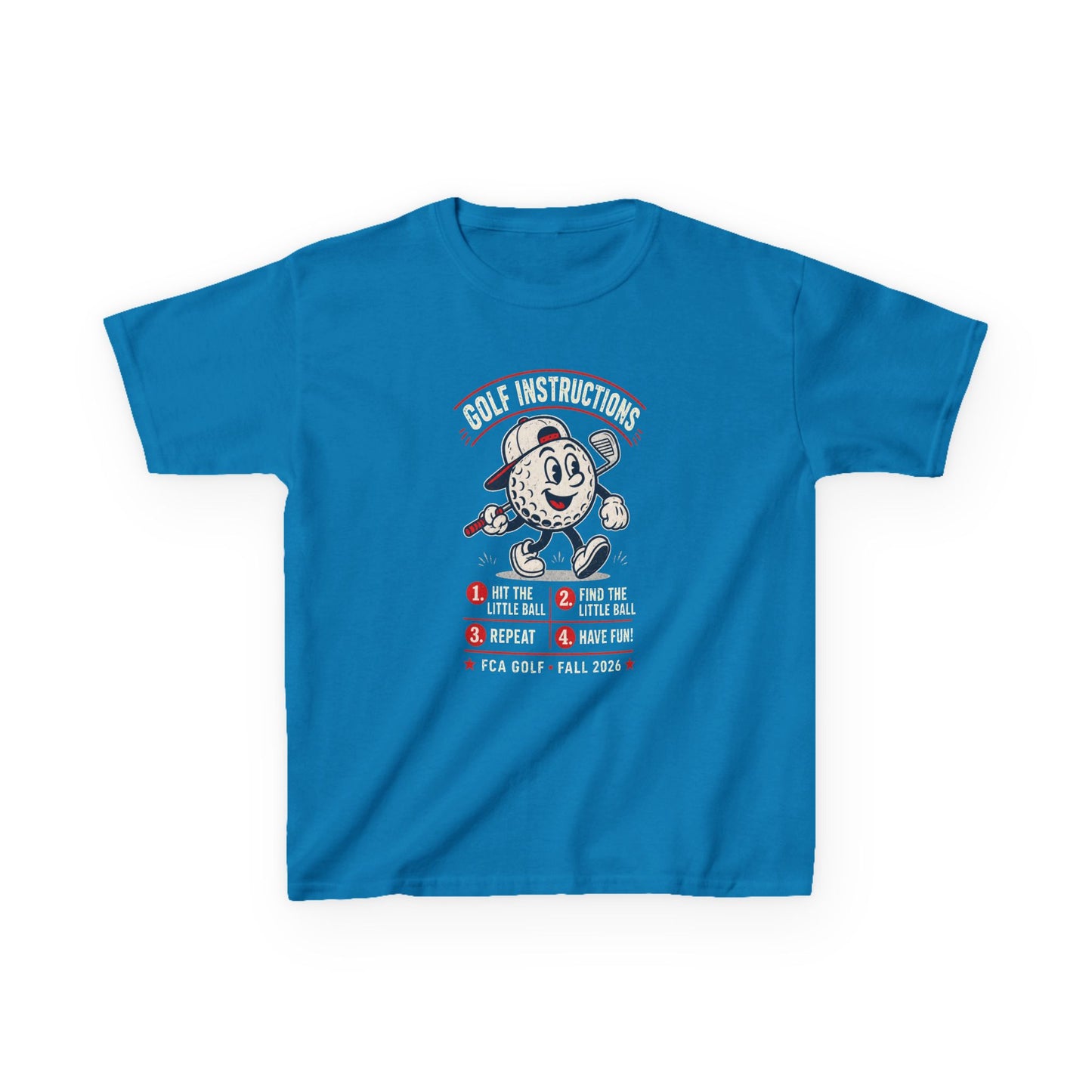 FCA Golf 2026 - Kids Heavy Cotton™ Tee