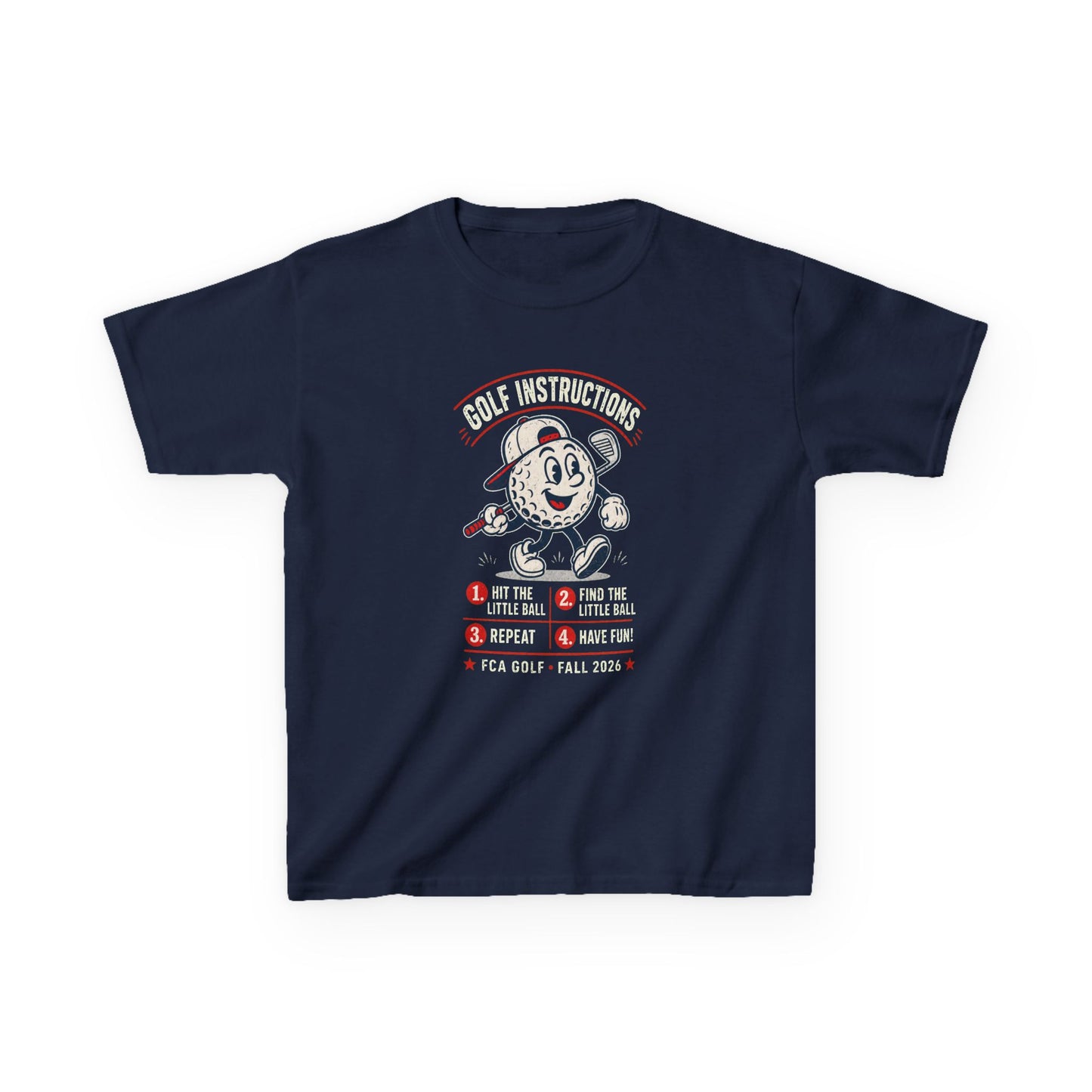 FCA Golf 2026 - Kids Heavy Cotton™ Tee