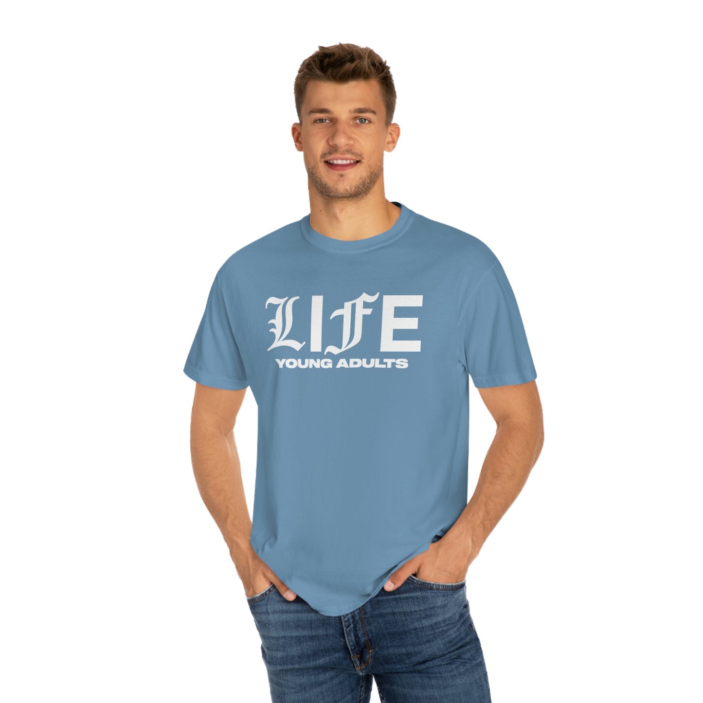 LIFE YA Unisex Garment-Dyed T-shirt