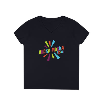 HUCKA-MUCKA / Ladies' V-Neck T-Shirt