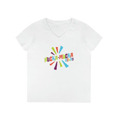 HUCKA-MUCKA / Ladies' V-Neck T-Shirt