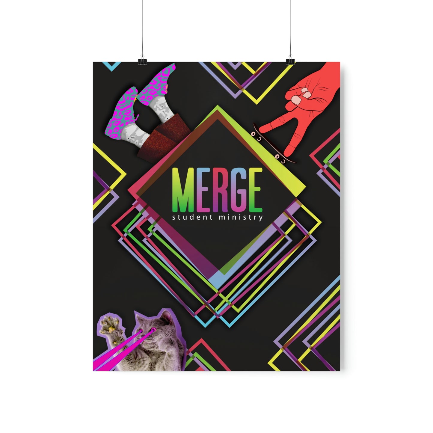 MERGE / Premium Matte Vertical Posters